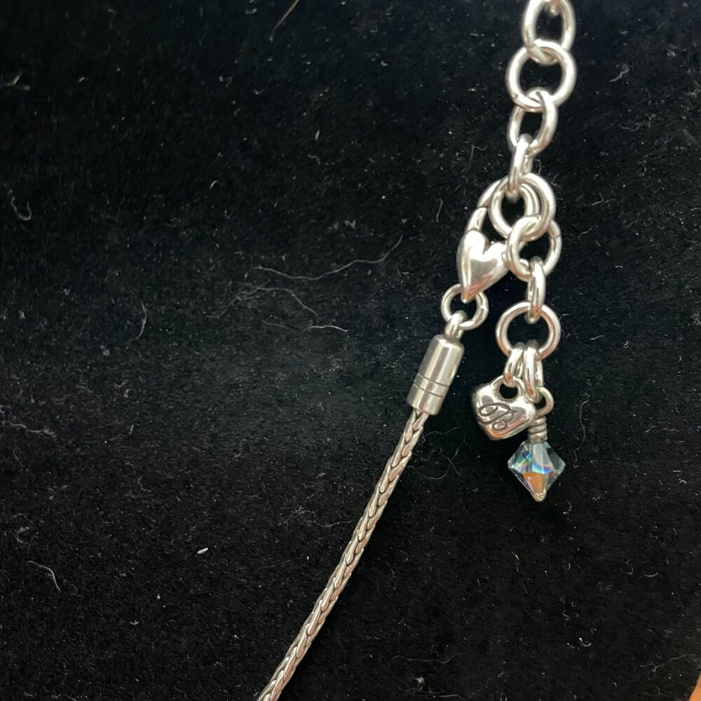 Brighton necklace, blue beads with charms - Picture 2 of 2